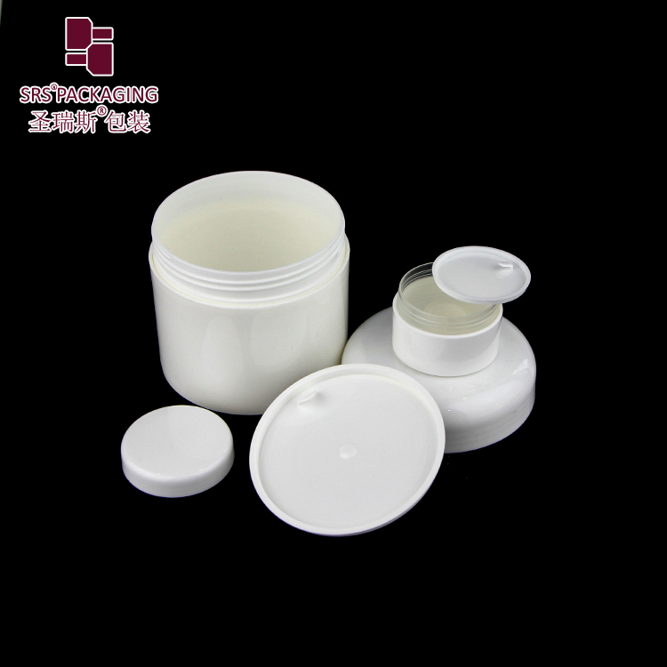 SRSK1 Skincare packaging  set 8g 15g 30g 50g 100g 150g plastic jar  eco friendly PCR cream container