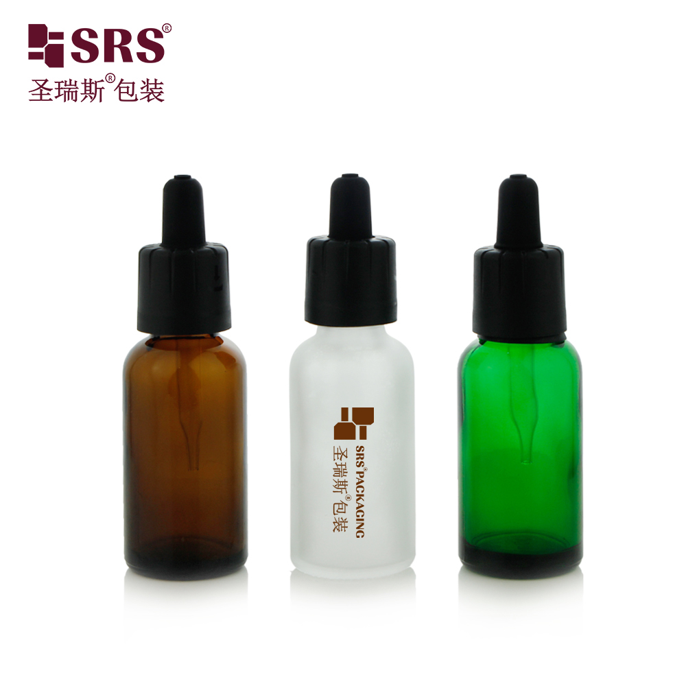 Skin Care 5ml 10ml 15ml 20ml 30ml 50ml 100ml Glass Dropper Bottle