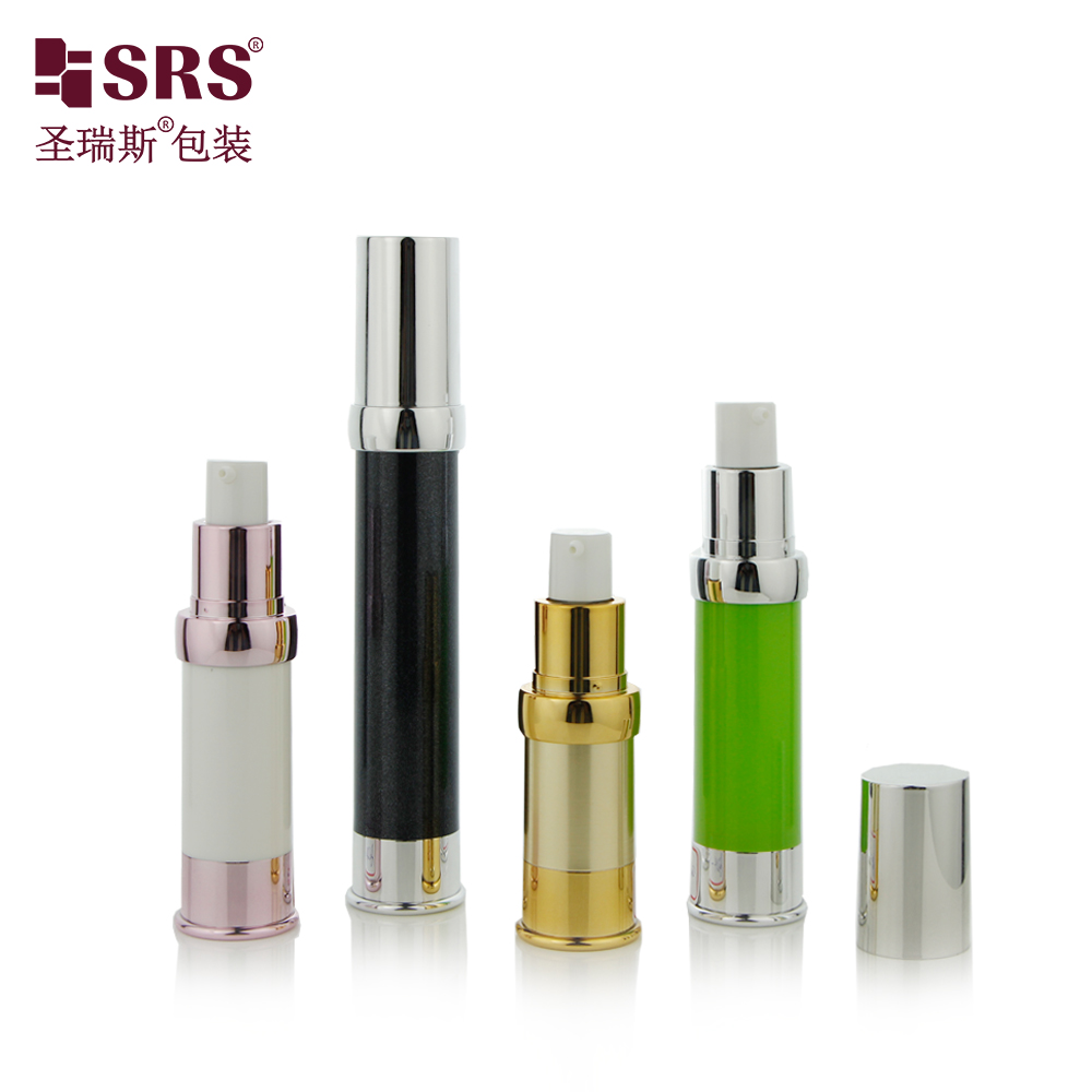 Wholesale 10ml 15ml 20ml 30ml Empty Lotion Bottle AS Customized Color Vacuum Pump Bottle