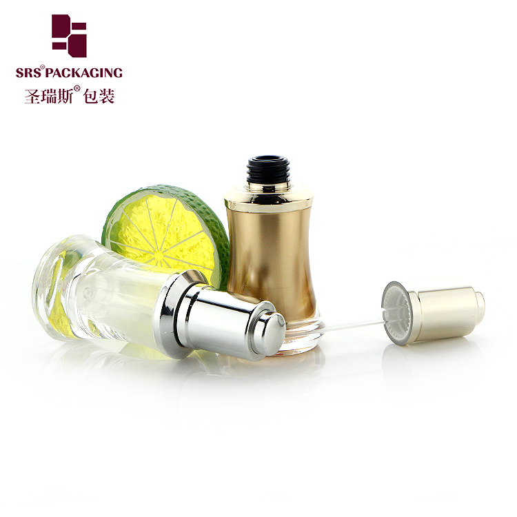 Wholesale 8ml Serum Oil Plastic Bottle with Dropper Luxury Acrylic Drop Bottles
