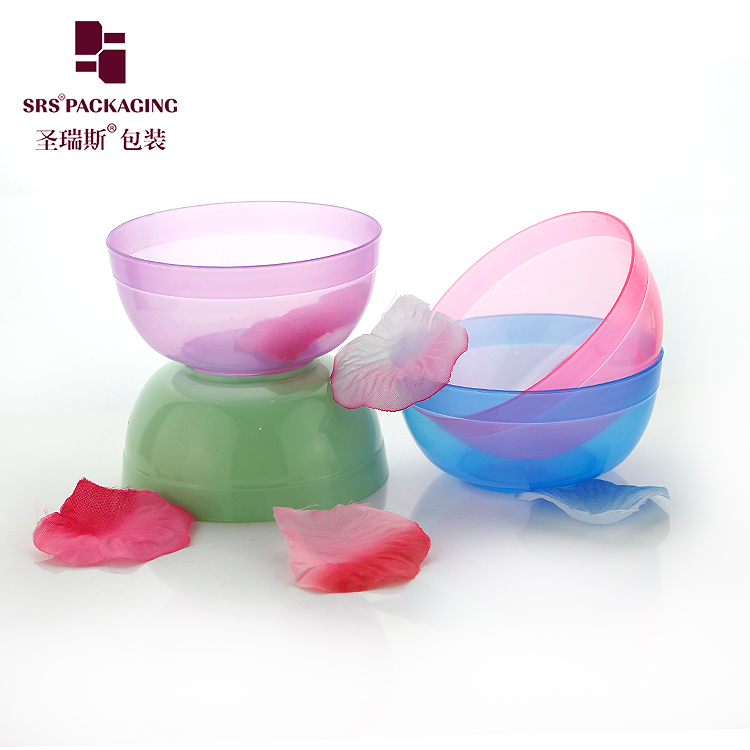 Wholesale Colorful Plastic PP Facial Mask Mixing Bowl Baked Oil Bowl Cosmetic Beauty Care Spa Mask Bowls