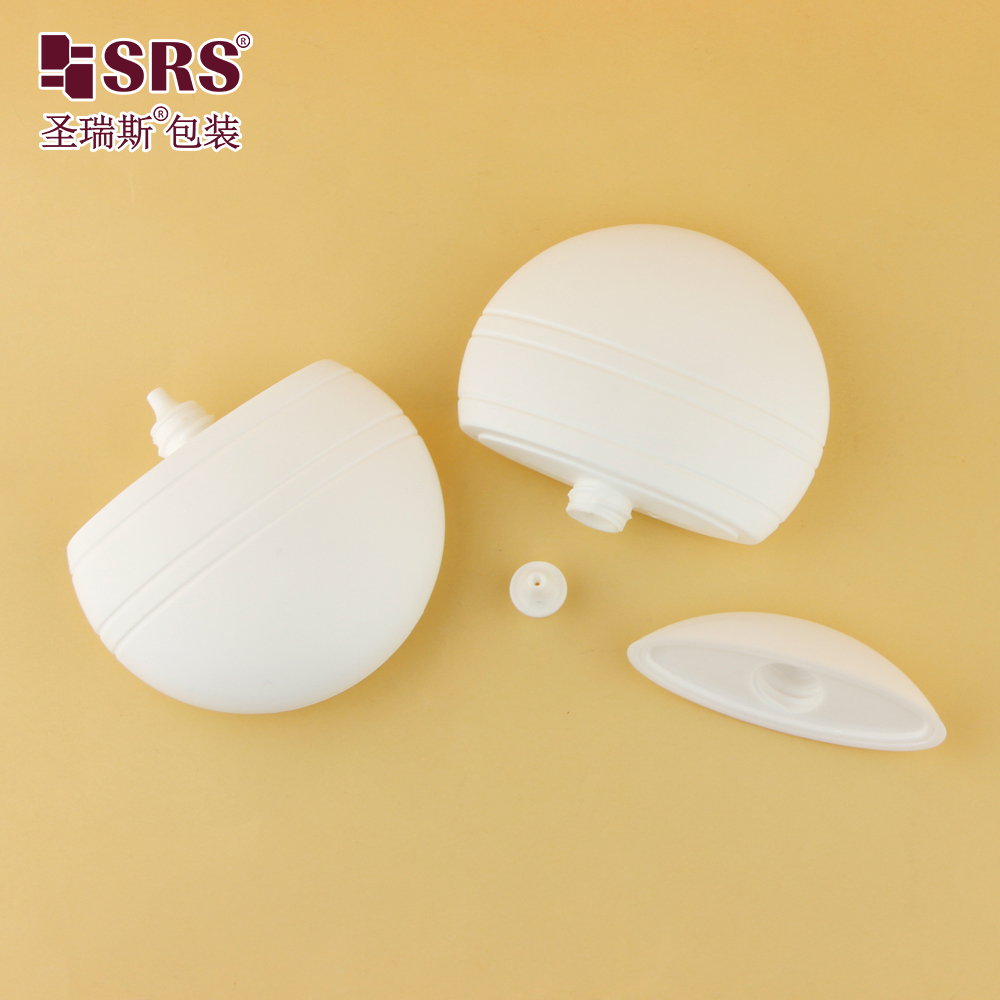Wholesale Sunscreen Round Bottles Custom Logo Printed Unique New Sunscreen Bottle for Cosmetic Container