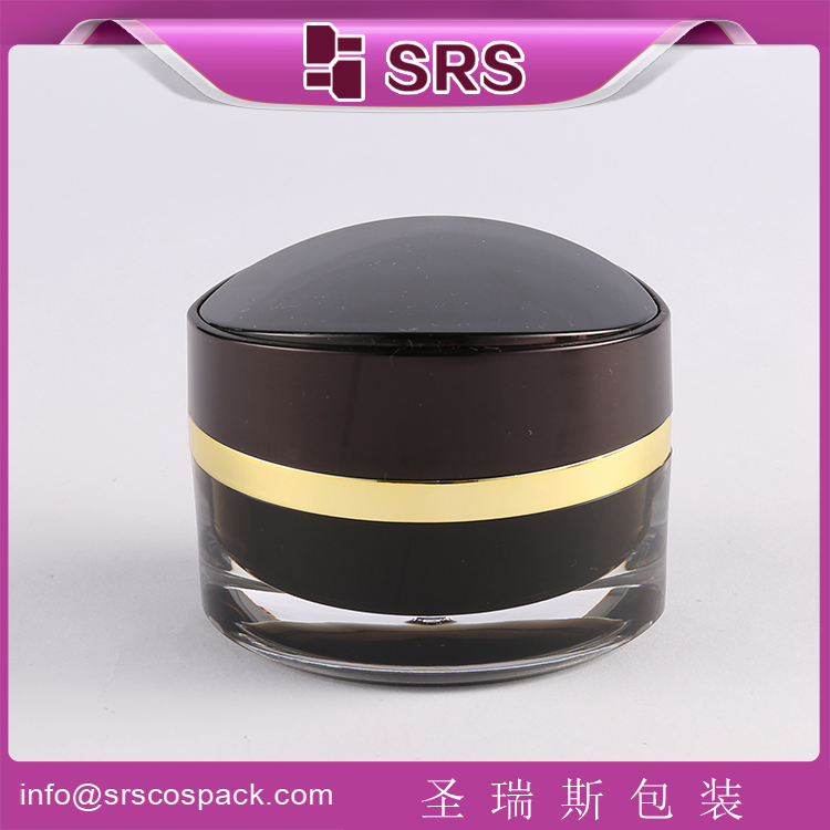 J104 acrylic facial mask jar eye shape cosmetic container