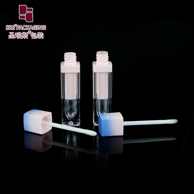 custom color cosmetic make up packaging 5ml lipgloss container tube