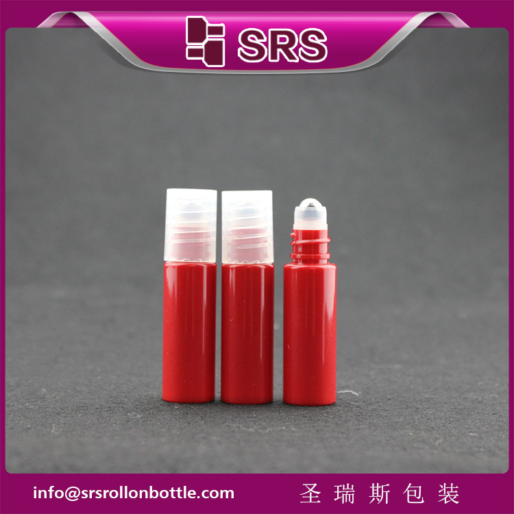 PET-5ML empty PET 5ML sample roll on bottle PET material