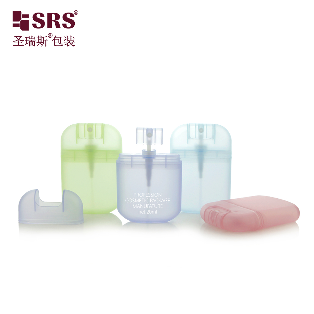 empty plastic 30ml small spray bottle card shape atomizer spray bottle
