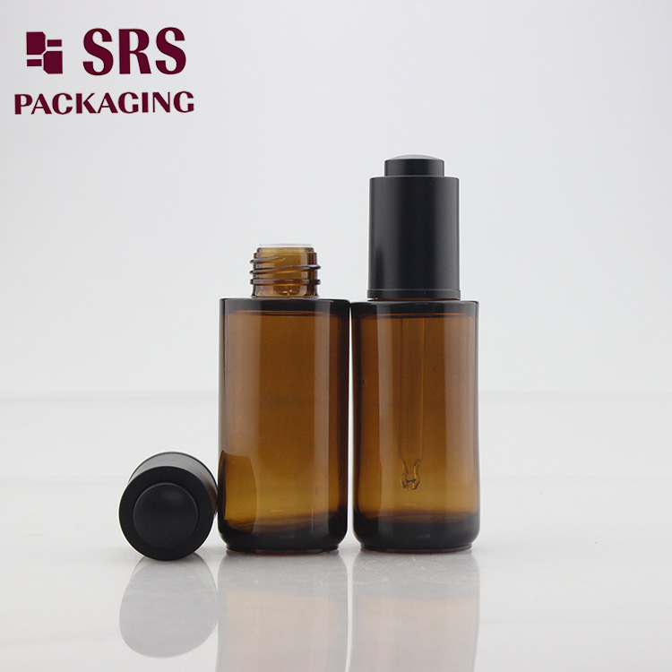 variety of shapes wholesale amber high quality 40ml plastic bottle dropper
